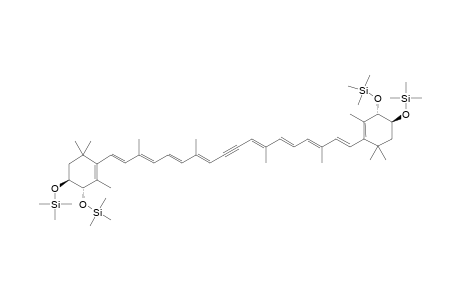 Trimethyl-[(1S,2S)-3,5,5-trimethyl-4-[(1E,3E,5E,7E,11E,13E,15E,17E)-3,7,12,16-tetramethyl-18-[(3S,4S)-2,6,6-trimethyl-3,4-bis(trimethylsilyloxy)cyclohexen-1-yl]octadeca-1,3,5,7,11,13,15,17-octaen-9-ynyl]-2-trimethylsilyloxy-cyclohex-3-en-1-yl]oxy-silane