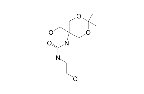 3-(2-chloroethyl)-1-(2,2-dimethyl-5-methylol-1,3-dioxan-5-yl)urea