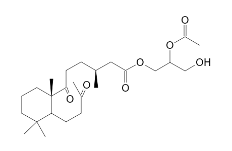 2'-Acetoxyglyceryl 8,9-Dioxo-8,9-secolabdan-15-oate