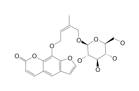 5''-HYDROXYIMPERATORIN-5''-O-BETA-D-GLUCOPYRANOSIDE