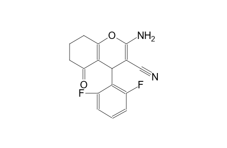 4H-1-benzopyran-3-carbonitrile, 2-amino-4-(2,6-difluorophenyl)-5,6,7,8-tetrahydro-5-oxo-