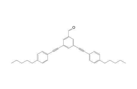 3,5-Bis[2-(4-pentylphenyl)ethynyl]benzaldehyde