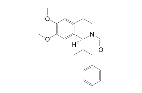 6,7-Dimethoxy-1-(1'-methylphenethyl)-1,2,3,4-tetrahydroisoquinoline-2-carbaldehyde