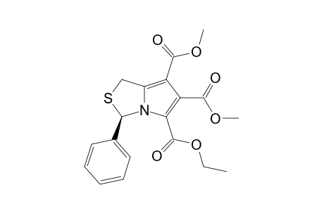 (3R)-3-phenyl-1,3-dihydropyrrolo[1,2-c]thiazole-5,6,7-tricarboxylic acid O5-ethyl ester O6,O7-dimethyl ester