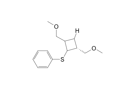 Benzene, [[2,4-bis(methoxymethyl)cyclobutyl]thio]-, (1.alpha.,2.alpha.,3.alpha.)-