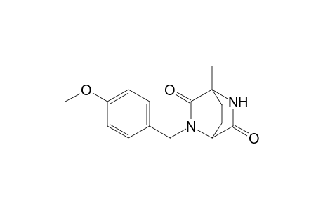 5-(4-Methoxybenzyl)-1-methyl-2,5-diazabicyclo[2.2.2]octane-3,6-dione