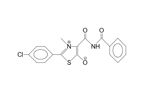 1-Methyl-2-(4-chloro-phenyl)-4-hydroxy-5-benzoylaminocarbonyl-thiazole