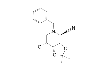 2-N-BENZYL-2,6-DIDEOXY-2,6-IMINO-3,4-O-ISOPROPYLIDENE-D-ALLONONITRILE