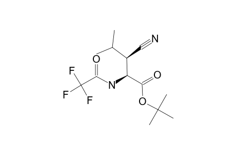 SYN-2-(TRIFLUORACETYL)-AMINO-3-CYANO-4-METHYLPENTANOIC-ACID-TERT.-BUTYLESTER