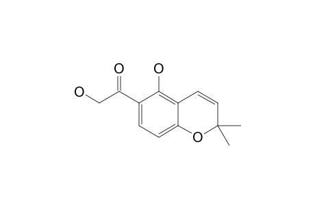 6-Hydroxyacetyl-5-hydroxy-2,2-dimethyl-2H-chromene