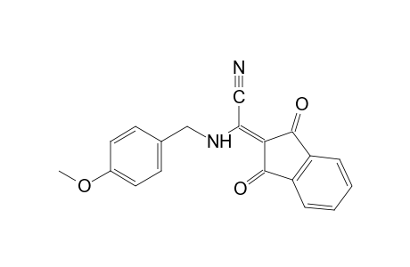 1,3-DIOXO-alpha-[(p-METHOXYBENZYL)AMINO]-delta2,alpha-INDANACETONITRILE