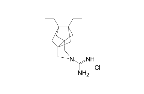 3-Amidino-7,8-diethyl-3-azatetracyclo[5.2.1.1(5,8).0(1,5)]undecane Hydrochloride