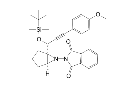 2-((1R,5S)-1-((S)-1-((tert-butyldimethylsilyl)oxy)-3-(4-methoxyphenyl)prop-2-yn-1-yl)-6-azabicyclo[3.1.0]hexan-6-yl)isoindoline-1,3-dione
