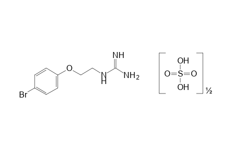 [2-(p-bromophenoxy)ethyl]guanidine, hemisulfate