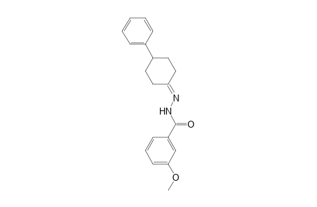 Benzhydrazide, 3-methoxy-N2-(4-phenylcyclohexylideno)-