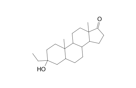Androstan-17-one, 3-ethyl-3-hydroxy-, (5.alpha.)-
