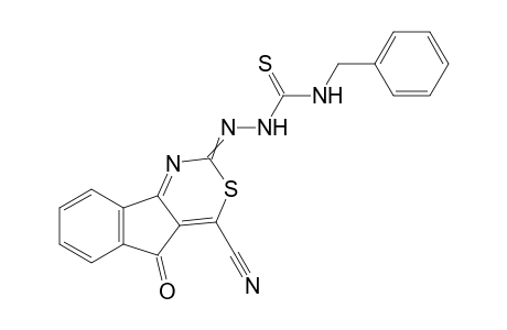 N-Benzyl-2(4-cyano-5-oxoindeno[1,2-d][1,3]thiazin-2(5H)-ylidene)hydrazinecarbothioamide
