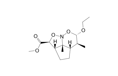 Methyl rel(1R,3S,5R,6S,6aR,8aR,8bS)-5-Ethoxy-6,8b-dimethyl-6a,7,8,8a-tetrahydrocyclopenta[1,2,3-h,j]isoxazolo[2,3-b][1,2]oxazine-1-carboxylate