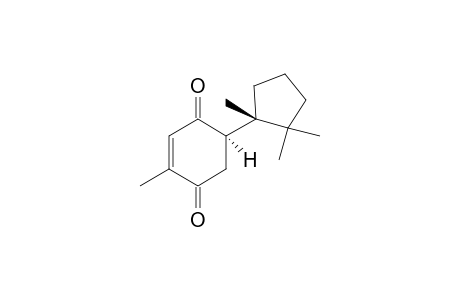 4(R)-(1,2,2-(2S)-Trimethylcyclopentyl)-1-methylcyclohexen-3,6-dione