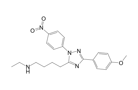 3-(4-Methoxyphenyl)-1-(4-nitrophenyl)-5-[N-(4-ethylamino)butyl]1,2,4-triazole