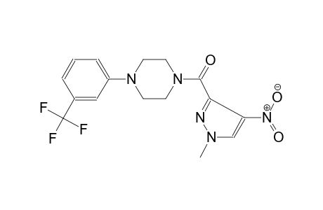1-[(1-methyl-4-nitro-1H-pyrazol-3-yl)carbonyl]-4-[3-(trifluoromethyl)phenyl]piperazine