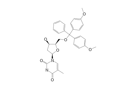 1-[2'-DEOXY-5'-O-(4,4'-DIMETHOXYTRIPHENYLMETHYL)-BETA-D-THREO-PENTOFURANOSYL]-THYMINE