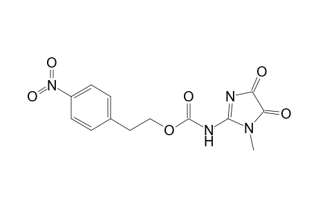 Carbamic acid, (4,5-dihydro-1-methyl-4,5-dioxo-1H-imidazol-2-yl)-, 2-(4-nitrophenyl)ethyl ester