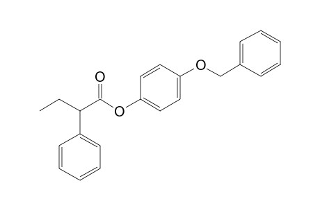 Butyric acid, 2-phenyl-, 4-benzyloxyphenyl ester