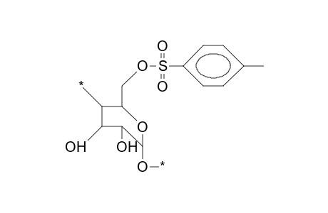 Heptakis(6-O-tosyl)-B-cyclodextrin monomer unit