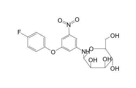 2-[3-(4-fluorophenoxy)-5-nitro-anilino]-6-(hydroxymethyl)tetrahydropyran-3,4,5-triol