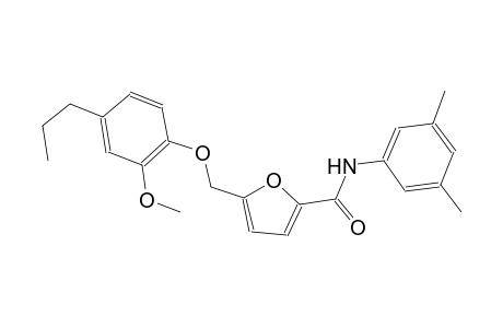 N-(3,5-dimethylphenyl)-5-[(2-methoxy-4-propylphenoxy)methyl]-2-furamide