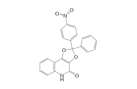 1,3-Dioxolo[4,5-c]quinolin-4(5H)-one, 2-(4-nitrophenyl)-2-phenyl-