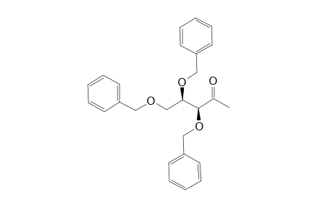 (3S,4R)-3,4,5-tribenzoxypentan-2-one