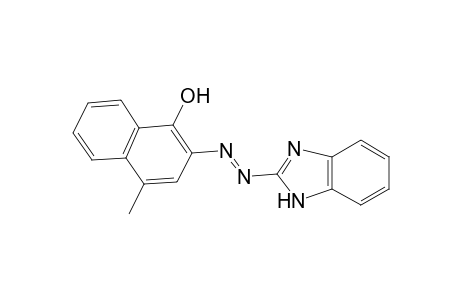 1-Naphthalenol, 2-[2-(1H-benzimidazol-2-yl)diazenyl]-4-methyl-