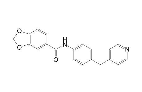 Benzo[1,3]dioxole-5-carboxylic acid, (4-pyridin-4-ylmethylphenyl)amide