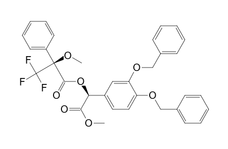 Benzeneacetic acid, 3,4-bis(phenylmethoxy)-.alpha.-(3,3,3-trifluoro-2-methoxy-1-oxo-2-phenylpropoxy)-, methyl ester, [S-(R*,R*)]-