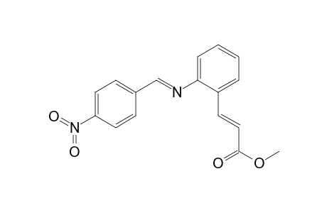 Methyl 3-[2-(((4-nitrophenyl)methylene)amino)phenyl]-2-propenoate