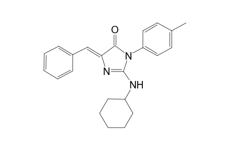 4-Benzylidene-2-(cyclohexylamino)-1-p-tolyl-1H-imidazol-5(4H)-one