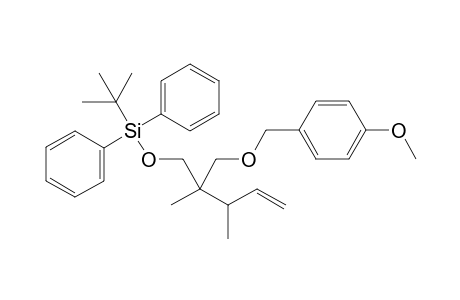 (2S*,3R*)-[2-(tert-Butyldiphenylsilyl)oxymethyl-2,3-dimethyl-4-pentenyl (4-methoxyphenylmethyl)methyl ether
