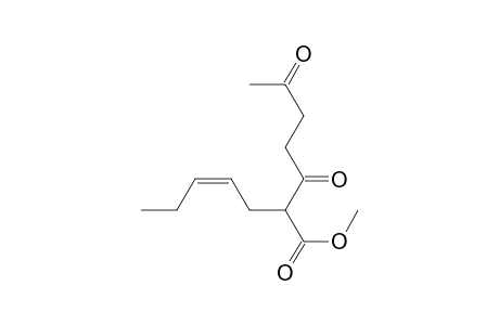4-Heptenoic acid, 2-(1,4-dioxopentyl)-, methyl ester, (Z)-