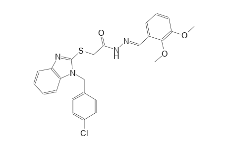 acetic acid, [[1-[(4-chlorophenyl)methyl]-1H-benzimidazol-2-yl]thio]-, 2-[(E)-(2,3-dimethoxyphenyl)methylidene]hydrazide