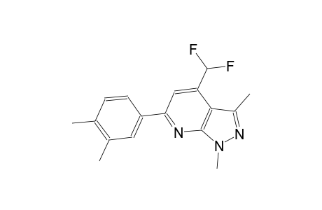 4-(difluoromethyl)-6-(3,4-dimethylphenyl)-1,3-dimethyl-1H-pyrazolo[3,4-b]pyridine