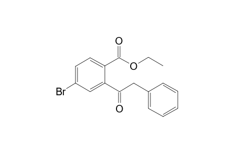 Ethyl 4-bromo-2-(2-phenylacetyl)benzoate