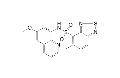 N-(6-methoxy-8-quinolinyl)-5-methyl-2,1,3-benzothiadiazole-4-sulfonamide
