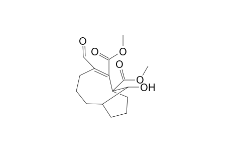 Dimethyl 3-formyl-11-hydroxyundeca-1(11),2-diene-1,2-dicarboxylate