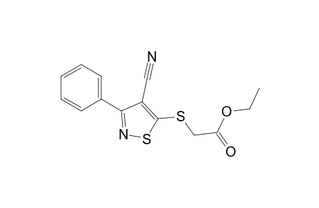 Acetic acid, [(4-cyano-3-phenyl-5-isothiazolyl)thio]-, ethyl ester