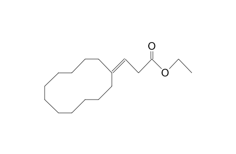 3-Cyclododecylidene-propanoic acid, ethyl ester