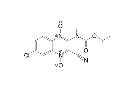 3-( Isopropoxycarbonyl)amino-7-chloro-2-quinoxalinecarbonitrile-1,4-di(N,N)-oxide