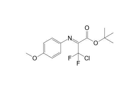 tert-Butyl 2-[N-(p-Methoxyphenyl)imino]-3-chloro-3,3-difluoropropanoate