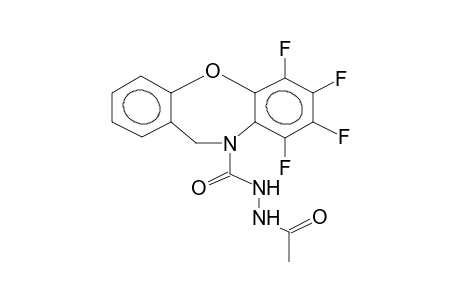 6,7,8,9-TETRAFLUORO-10,11-DIHYDRODIBENZ[B,F][1,4]OXAZEPINE-10-CARBOXYLIC ACID, N'-ACETYLHYDRAZIDE